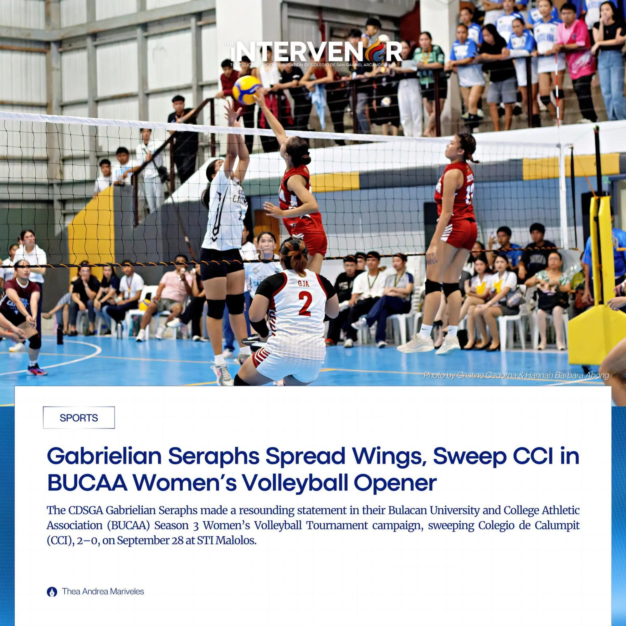 CDSGA set the tone early in the opening set