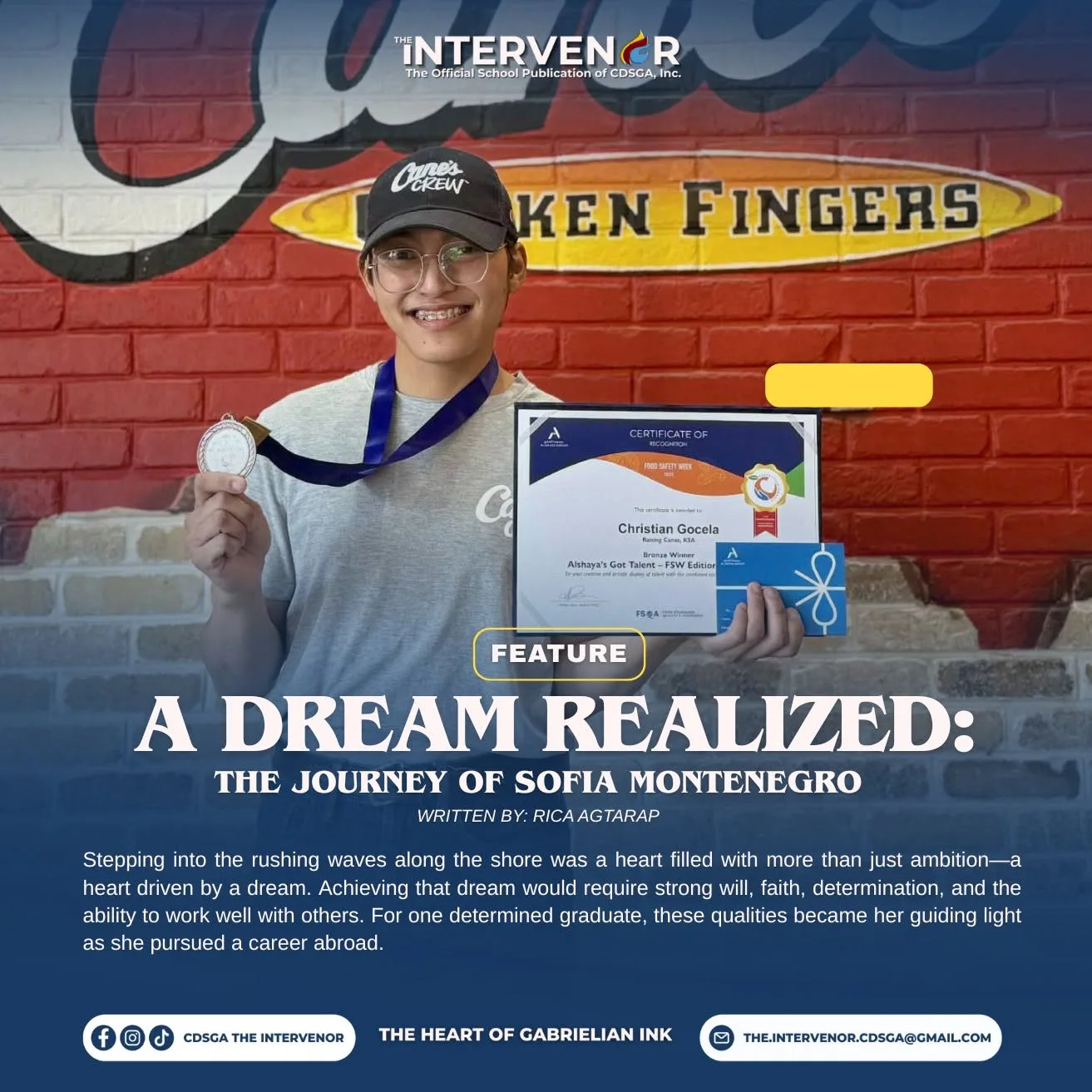 𝗙𝗘𝗔𝗧𝗨𝗥𝗘 | 𝐀 𝐃𝐫𝐞𝐚𝐦 𝐑𝐞𝐚𝐥𝐢𝐳𝐞𝐝: 𝐓𝐡𝐞 𝐉𝐨𝐮𝐫𝐧𝐞𝐲 𝐨𝐟 𝐒𝐨𝐟𝐢𝐚 𝐌𝐨𝐧𝐭𝐞𝐧𝐞𝐠𝐫𝐨